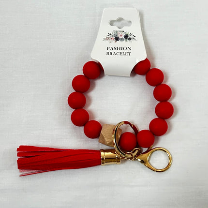 Silicone Beaded Keychain