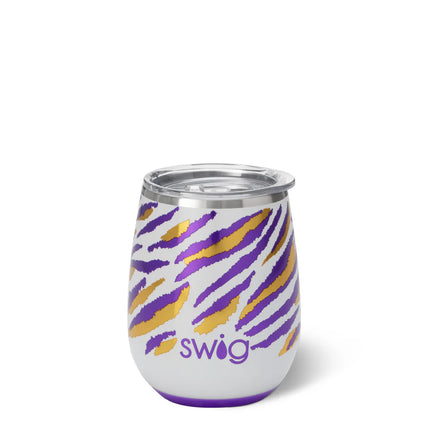 Swig 14oz Wine Stainless Steel Cup Geaux Gameday