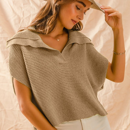 Shawl Collar Dolman Sweater