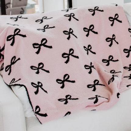 Double Sided Mini Bows Blanket