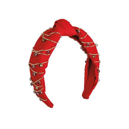 Holiday Beaded Headband