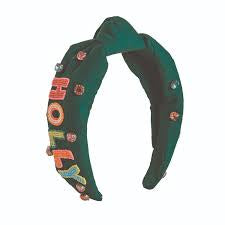 Holiday Beaded Headband