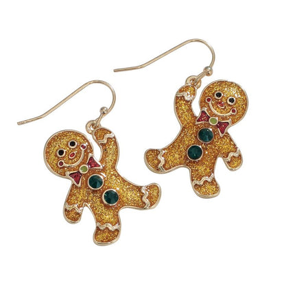 Periwinkle Holiday Gingerbread Man