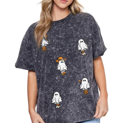 Multi Cowboy Ghost Graphic Tee