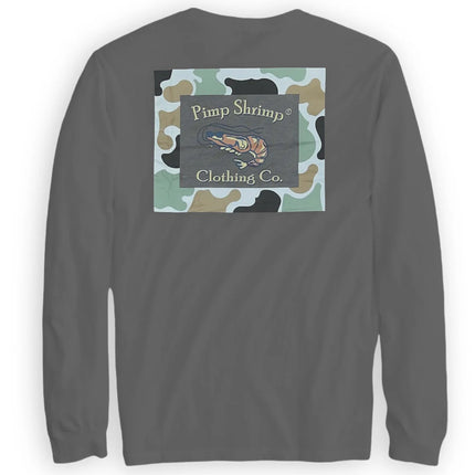 Original Logo Charcoal Camo Long Sleeve