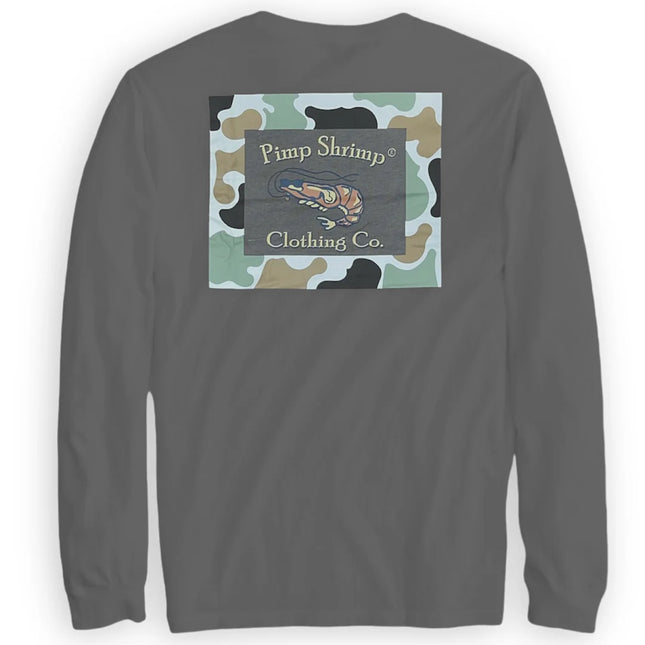 Original Logo Charcoal Camo Long Sleeve