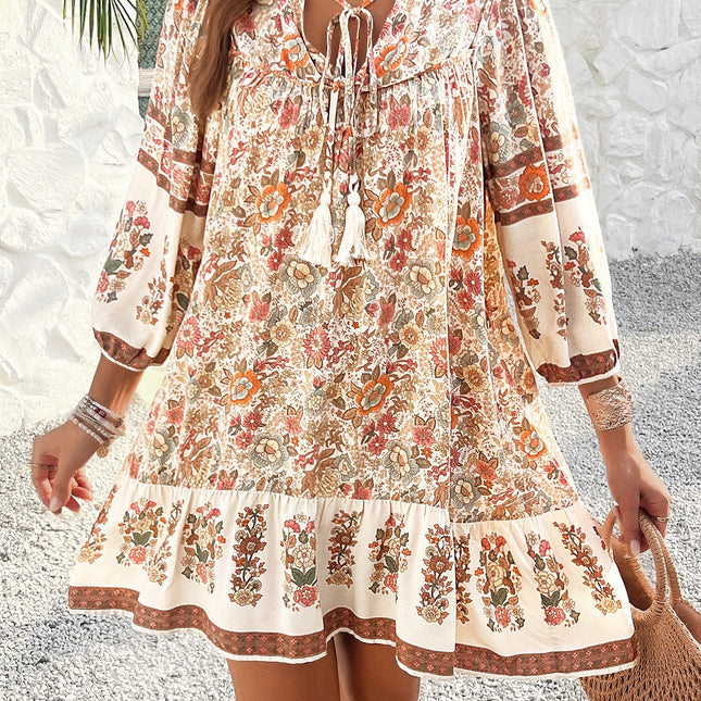 Boho Tassel Tie Dress