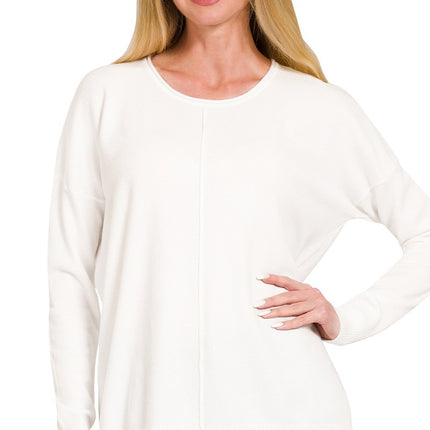 Viscose Front Seam Sweater