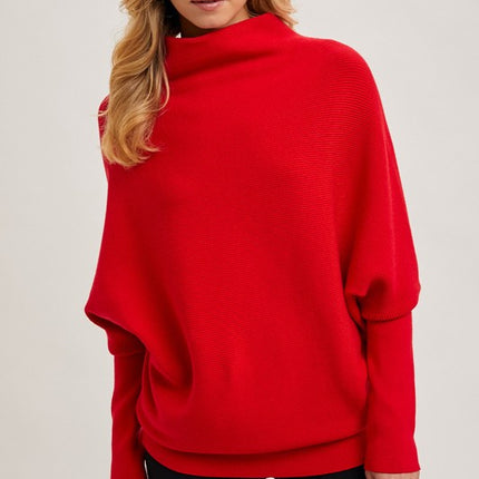 Slouch Neck Dolman Pullover