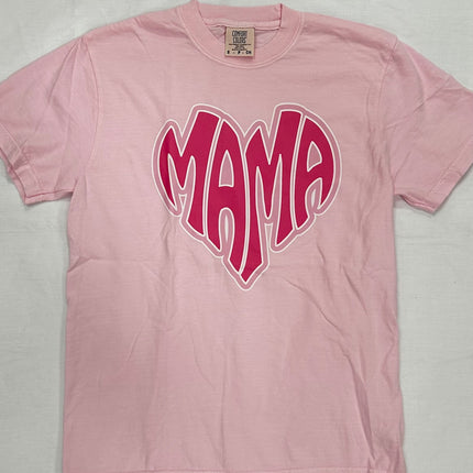 Mama Retro Heart Graphic Tee