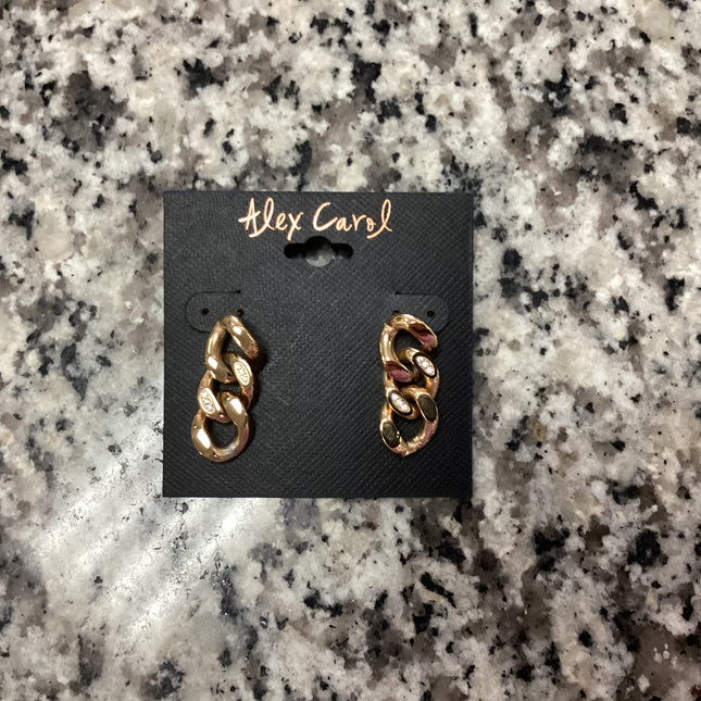 Gold Chain Dangle Earrings