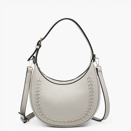 Tristen Vegan Whipstitch Shoulder Bag
