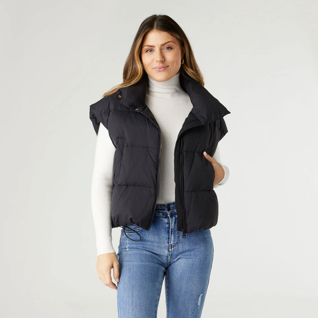 Jana Chunky Down Vest with Cinched Bottom