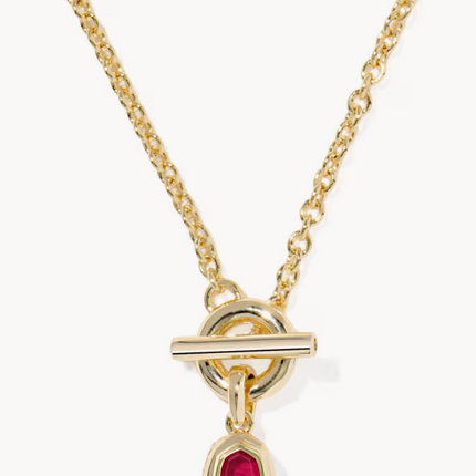 Mini Elisa Toggle Short Pendant Necklace
