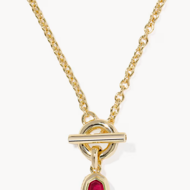 Mini Elisa Toggle Short Pendant Necklace