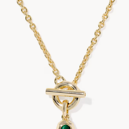 Mini Elisa Toggle Short Pendant Necklace