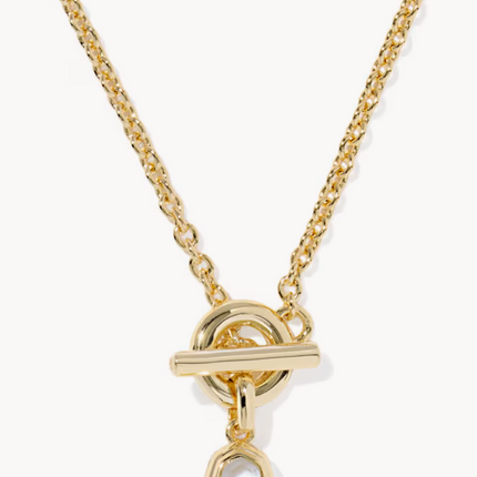Mini Elisa Toggle Short Pendant Necklace