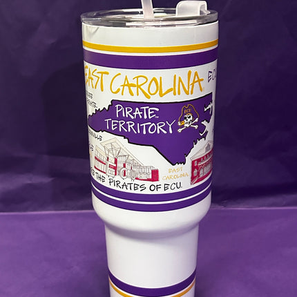 ECU Collegiate 40 oz Tumbler w/Handle