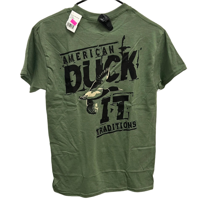 Duck It SS Military Green T-Shirt