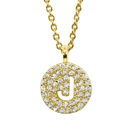 Maya J Gold Initial Necklace