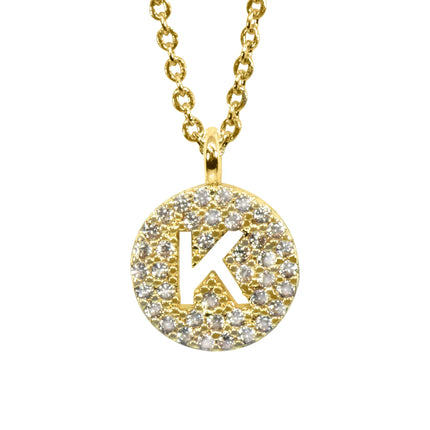 Maya J Gold Initial Necklace