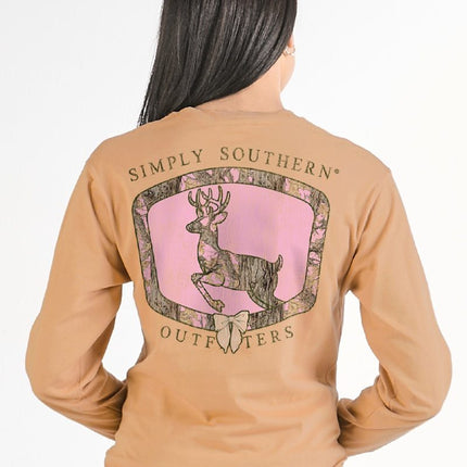 LS Camo Deer T-Shirt