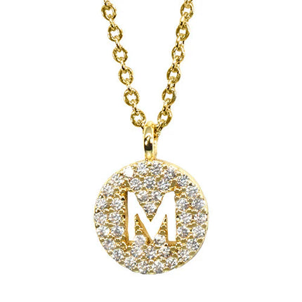 Maya J Gold Initial Necklace