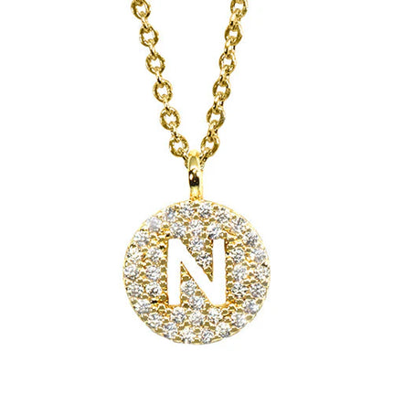 Maya J Gold Initial Necklace