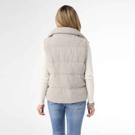 Nicky Corduroy Down Filled Vest