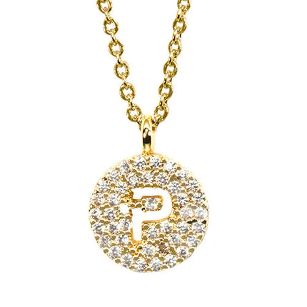 Maya J Gold Initial Necklace