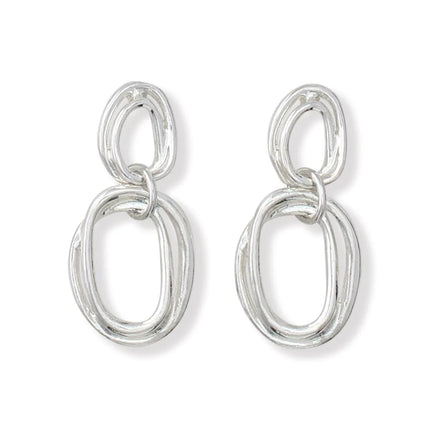 Periwinkle Earrings Double Link