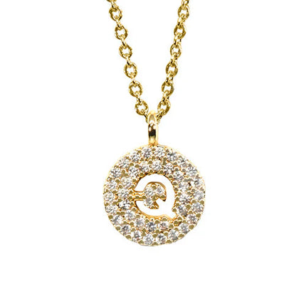 Maya J Gold Initial Necklace