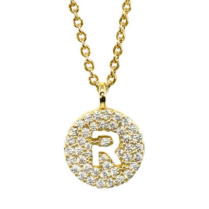 Maya J Gold Initial Necklace