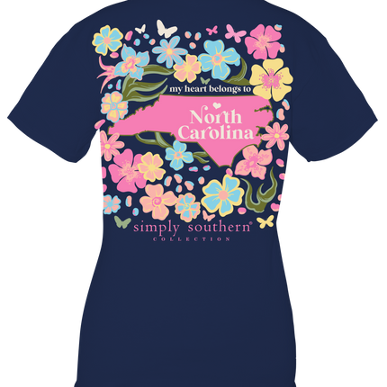 Simply Southern Youth State NC Tshirt