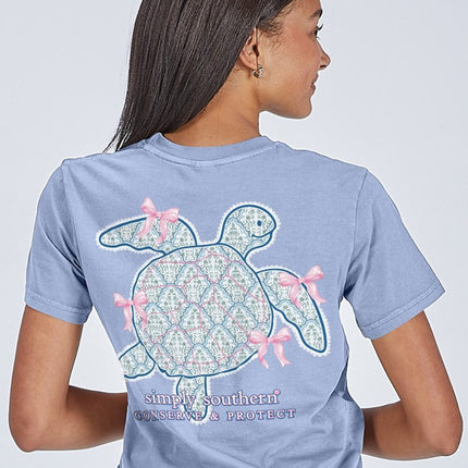 Damask Pattern Turtle T-Shirt