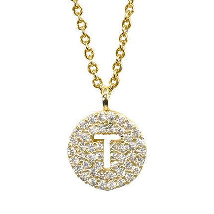 Maya J Gold Initial Necklace