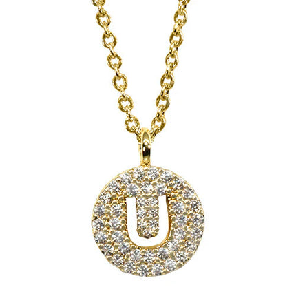 Maya J Gold Initial Necklace