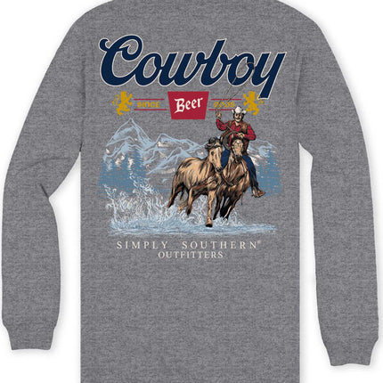 Beer Cowboy LS Shirt