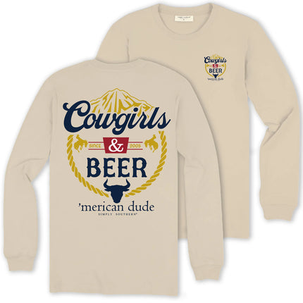 Simply Southern Cowgirls & Beer LS shirt