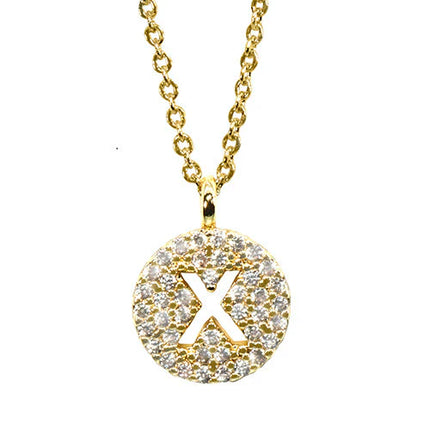 Maya J Gold Initial Necklace