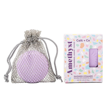 Cait + Co Amethyst Aromatherapy Shower Steamer