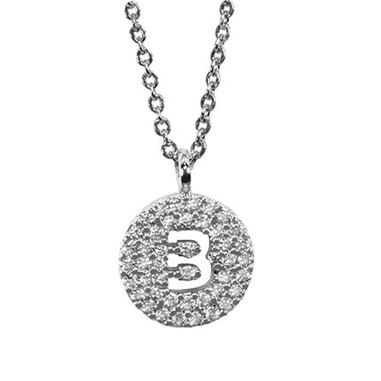 Maya J Silver Initial Necklace