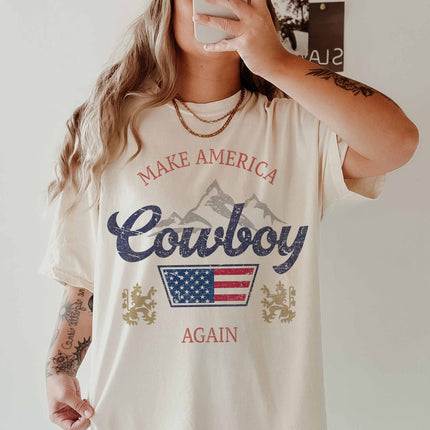 WKNDER Make America Cowboy Again Graphic Tee