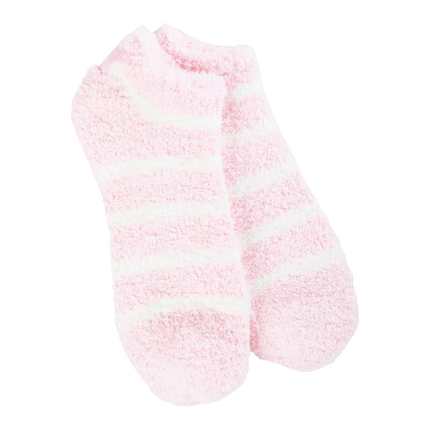 Worlds Softest Sock Cozy Low Pink Stripe