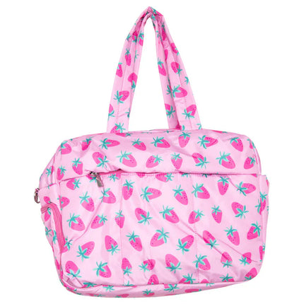 Strawberry Weekender Bag