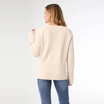 Helix Crew Neck Sweater w/ Side Slit