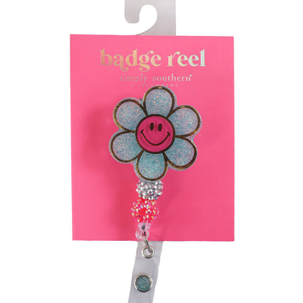 Badge Reel- Flower Smile