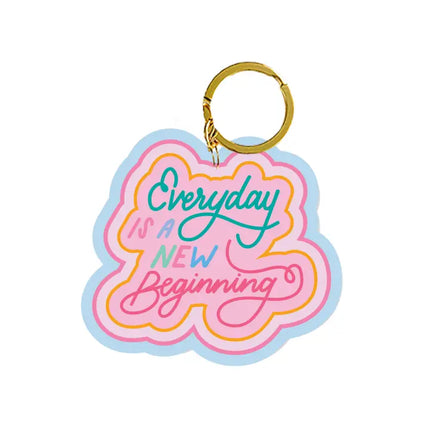 Mary Square Keychain-New Beginning