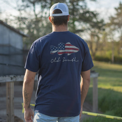 Old South Apparel: Bass American Flag