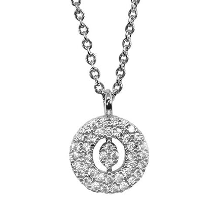 Maya J Silver Initial Necklace